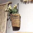 thumbnail image 2 of Cesta de almacenamiento tejida a mano para el hogar Cesta con asa de cuerda de cáñamo tejida a mano Cesta tejida a mano, 2 of 5