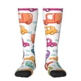 thumbnail image 1 of Balery Doodle Cars Calcetines novedosos Calcetines deportivos Calcetines hasta la rodilla Calcetines de algodón Calcetines originales y geniales, 1 of 6