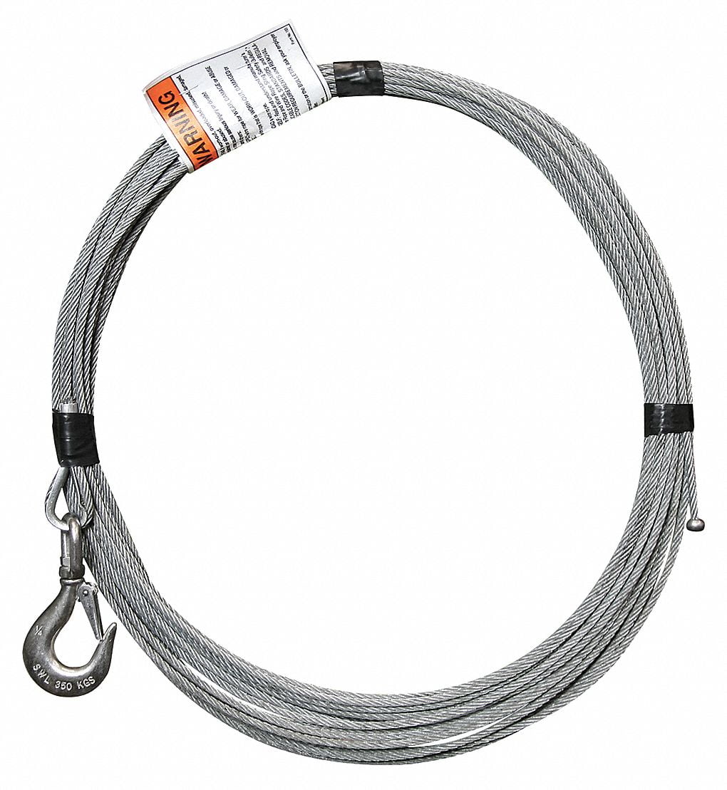 BOAT LIFT CABLE 5/16" GALVANIZED 90' FREE SHIPPING 