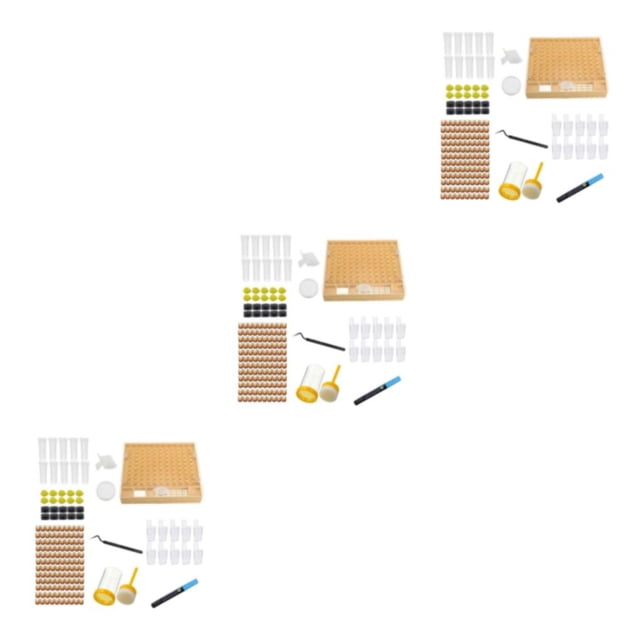 Speravity Kit de sistema de cría de abejas reinas para poner huevos para criar reinas apicultor herramienta Type1 NO1
