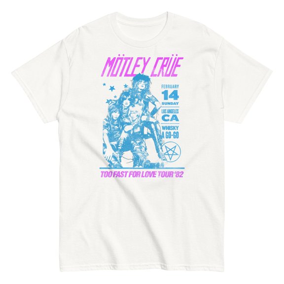 Motley Crue - Fast Love Unisex T-Shirt - Black - Small