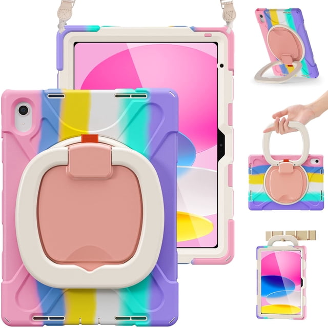 Funda BRAECN Kids para iPad (A16) de 11.ª y 10.ª generación, 11 pulgadas/10,9 pulgadas