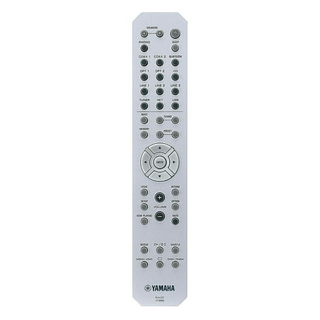 Yamaha - Bluetooth 120-Watt 2.0-Channel Network Stereo Receiver with Remote - Silver