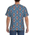 thumbnail image 3 of Bixox Men's Dachshund Dog Puppy Printed Short Sleeve Skinny Athletic T-Shirt, 3 of 6