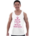 thumbnail image 5 of Keep Calm Walk Your Dog Pet Owner Tank Top T Shirts Men Women Brisco Brands S, 5 of 5