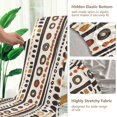 thumbnail image 5 of Yayeee 2 Pack Dining Chair Covers Stretch Parson Chairs Slipcovers Seat Protector, Black Abstract Dots, 5 of 6