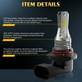 thumbnail image 6 of WVKVII For GMC Savana 2500 1996-2022 Headlight Bulbs High Low Beam Bright LED Lamp 4 Pack, 6 of 10