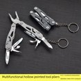 thumbnail image 2 of Outil Pliant Multi-Usage 14-en-1 Tout en Acier : Mini Pinces Compactes avec Couteau, Compagnon Portable pour l'Extérieur et Trousse de Réparation d'Ordinateur, Idéal pour le Camping, la Randonnée, le Bureau – Noir, 2 of 6
