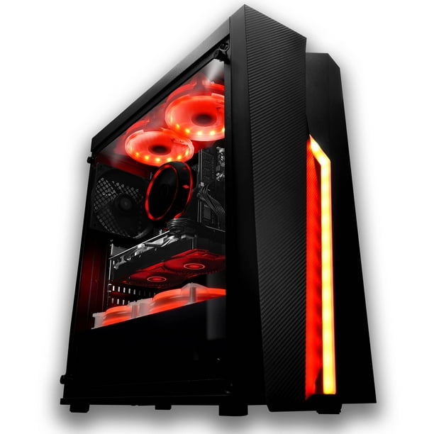 Saav T101 Gaming PC Desktop Tower i5 3.4GHz, 1TB, 16GB, Radeon RX580