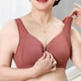 thumbnail image 5 of Npasoilc Plus Size Front Closure Bras For Women Front Button No Underwire Sports Yoga Push Up Bra Full Coverage Bras Stretchy Comfortable Everyday Bras, 5 of 5