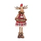 thumbnail image 4 of Figura de alce navideño, colección de decoración navideña, estatua navideña Estilo D 22x15x68cm, 4 of 9