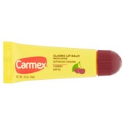 Carmex Medicated Classic Lip Balm Sunscreen Cherry SPF 15, .35 Oz