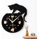 thumbnail image 2 of Reloj de pared estilo caricatura con visión de gato trepador, taza de café y palabra 'café' Zhivalor LF-0045, 2 of 3