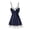 Dark Blue, variant on YgkuHd Women's Cotton Nightgown Sleepwear Women Flattering Lace Lingerie Nightwear Underwear Robe Sleepwear Dress Casual Print Sleepdress