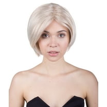 Adult Women's Blonde Color Straight Short Trendy Bob Wig