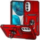 thumbnail image 1 of wonima11 Case for Moto G52 Case, Motorola G82 5G XT2225-1 Case with Slide Camera Cover, Built-in 360° Rotate Ring Kickstand Magnetic Shockproof Phone Cover for Motorola Moto G52 Red, 1 of 1