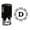 Black, variant on Printtoo Self Inking R-40 Octagon Celtic Swirl Frame Alphabet D Monogram Rubber Stamp Office Stationary-Blue