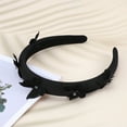 thumbnail image 6 of Unique Bargains 1 Pc Wide Butterfly Headbands for Women Black, 6 of 6