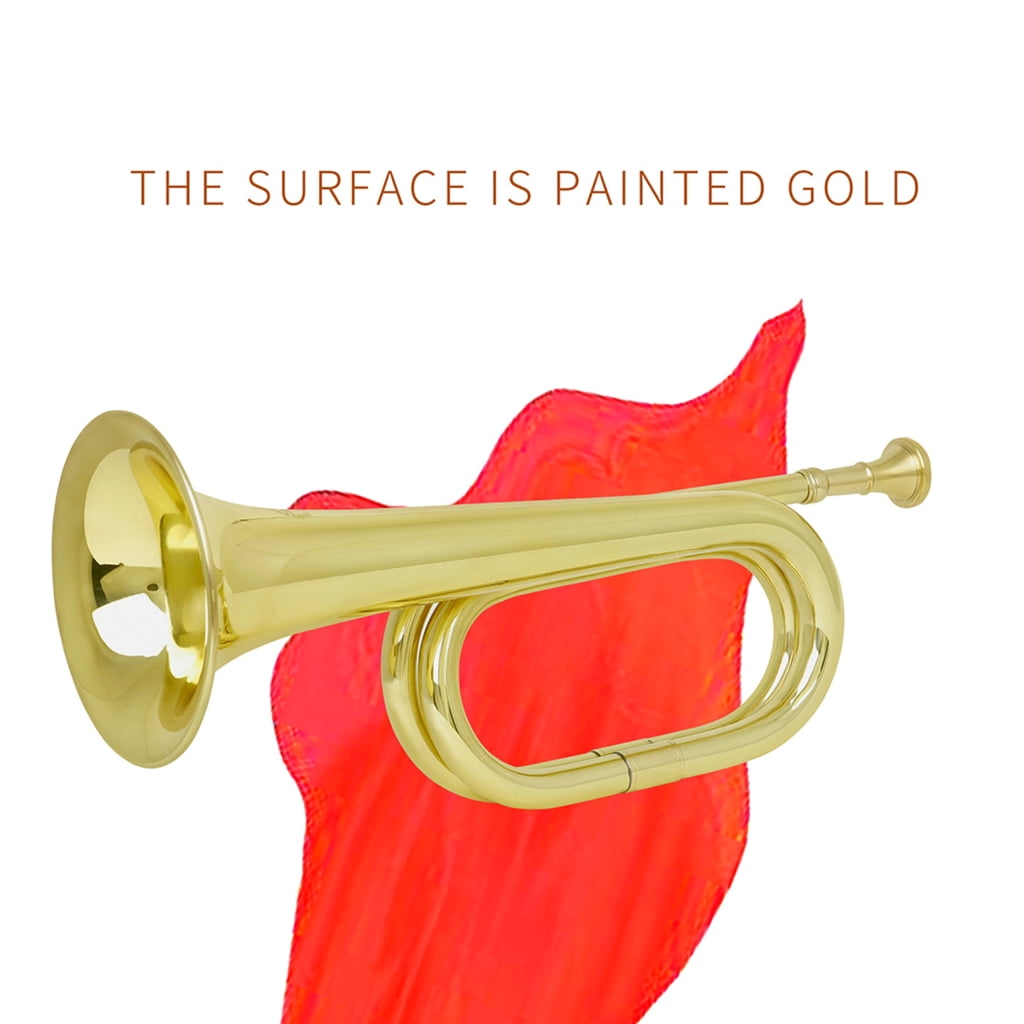 Yokua Students Trumpet Lightweight Bugle Trumpet Durable Practical Music Instruments