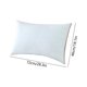thumbnail image 3 of Almohada de felpa de terciopelo de 72x46 cm con relleno de fibra de poliéster, lavable a máquina, transpirable y de soporte para dormir, dormitorio, habitación de invitados, viaje, 3 of 6
