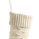 thumbnail image 5 of Bolsa de regalo para medias navideñas, adorno colgante decorativo de punto para árbol de Navidad Blanco, 5 of 9