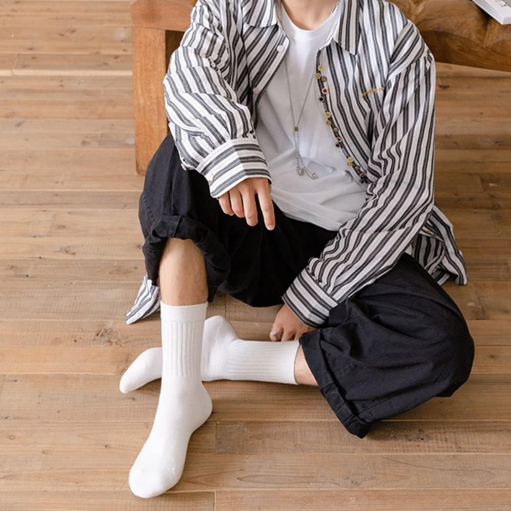 CoCozhu Mens Socks 5 Pack, Cotton Ankle Socks for Men