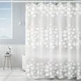 thumbnail image 5 of Steadline Thickened Water Resistant Shower Curtain with 12 Hooks Included - Oversized Polyester Bathroom Liner with Quick Dry Feature for Humid Environments, 5 of 6
