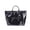 Black, variant on White Large Tote Bag for Women PVC Tote Purse Plastic Purses Sorority Rush Tote Bag