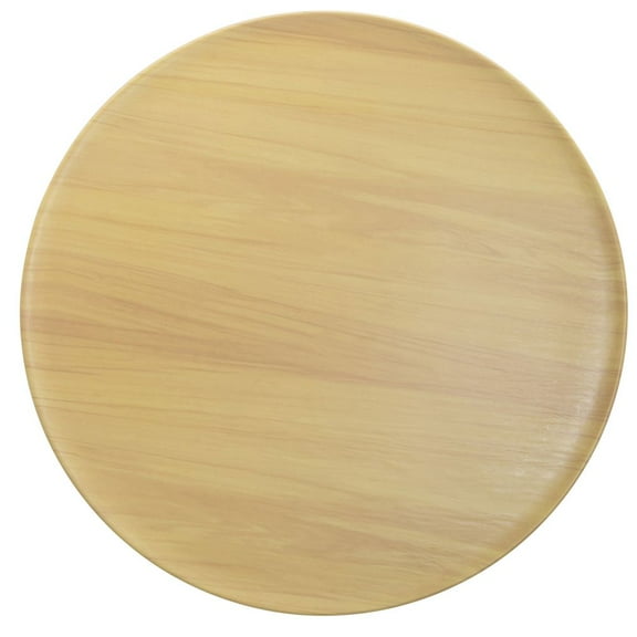 HUBERT® Butcher Block Melamine Replacement Top for Round Riser - 11 1/5"Dia
