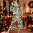 thumbnail image 3 of FAWUUDO Nightgown House Dress Zip up Robes for Women Long Lounge Dress House Coat Women, 3 of 8