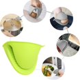 thumbnail image 3 of Mini Oven Gloves Silicone Heat Resistant Cooking Pinch Mitts, 3 of 3