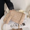 thumbnail image 3 of Bolso pequeño a cuadros para mujer, nuevo estilo de tendencia 2025, versión coreana, bolso de mujer a la moda, bolso de cadena para mujer, bolso bandolera., 3 of 4