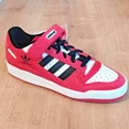 thumbnail image 3 of Ad-id-as Forum Low Originals Mens Shoes Trainers Size 8 - 8.5 Red / Black GZ3711, 3 of 6