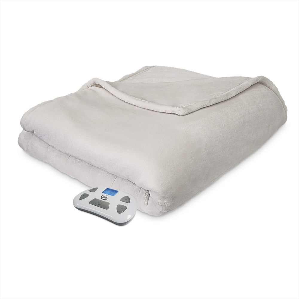 Serta Comfort Plush Electric Heated Blanket with programable digital