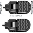 thumbnail image 2 of 2 Pieces Bike Rear Pedals, Bicycle Foot Pegs, BMX Pegs, Non-Slip Bike Pegs, Universal Aluminum Alloy Folding Non-Slip Foot Pegs with Installation Tool for Bicycle, 2 of 5