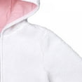 thumbnail image 4 of Infant Baby Girls Boys Fleece Hoodie Jacket Coat Winter Warm Cardigan with Ears, 4 of 8