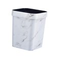 thumbnail image 4 of Bote de Basura Macarena Contenedor de Basura 12L Blanco Papelera casera, 4 of 8