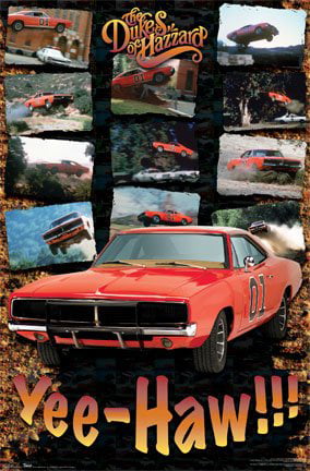 The Dukes of Hazzard General Lee Great New Poster 