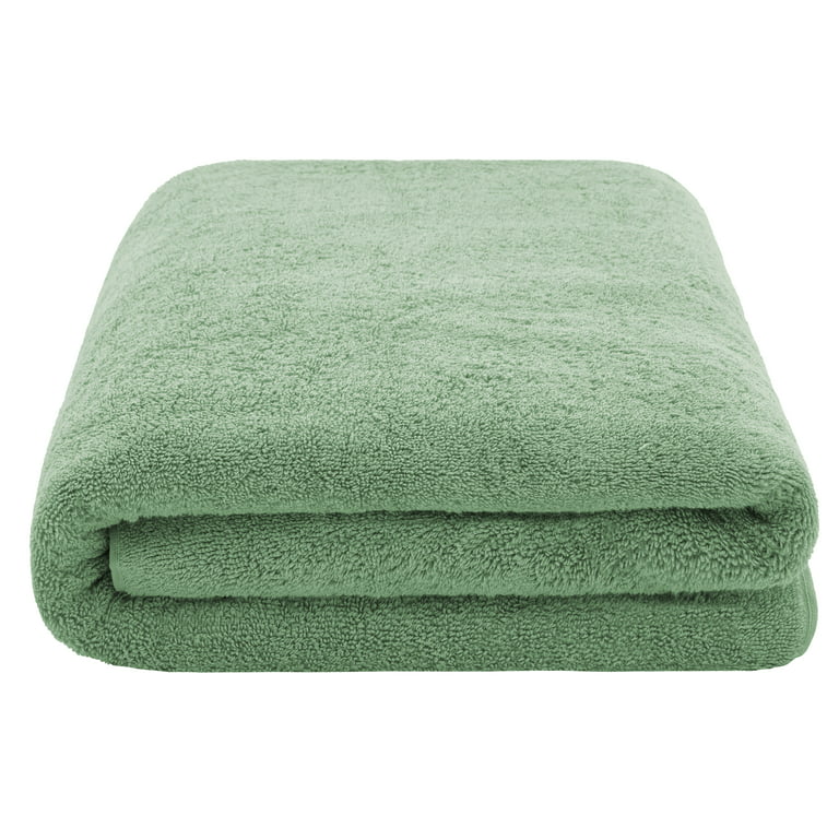American Soft Linen Oversized Bath Sheet 40x80, Jumbo Large Bath Towels for