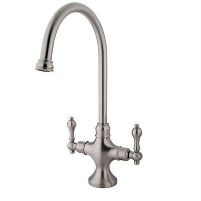 Kingston Brass Ks1768Alls Classic Kitchen Faucet With Brass Sprayer -