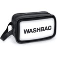 thumbnail image 1 of Bolsa de Aseo Transparente Bolsa de Aseo para Viaje Bolsa de Transporte de Viaje de PVC Bolsa de Aseo Organizador Transporte para Mujer,, 1 of 3