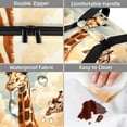 thumbnail image 4 of Deer Double Layered Insulated and Refrigerated Lunch Bag with Two Compartments, Large Capacity, and Hand-Carrying Feature, 7.1x11.4x16.1 Inches - Ideal for Daily Use as Lunch Bags, 4 of 6
