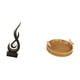 thumbnail image 5 of Escultura abstracta de fuego, estatua, cesta, adorno de resina, organizador, decorativo, coleccionable, regalo adecuado para oficinas, salas de estar,, 5 of 8