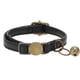 thumbnail image 1 of Collar de Gato Ajustable con Función de Liberación Única Bargains Collar de Gato PU con Campana Negro, 1 of 1