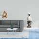 thumbnail image 2 of Estatua Abstracta De Loro Pensador, Escultura Animal De Resina, Figura Decorativa De Interior Para Mesa, Sala De Estar, Estantería De Oficina, Escritorio, Mesa, Centro De Mesa, Armario Con, 2 of 8