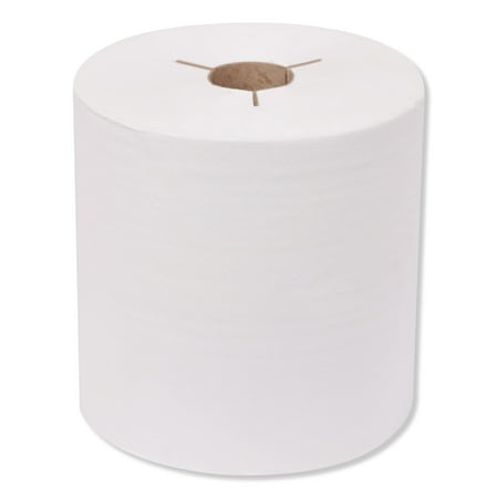 Tork Universal Hand Towel Roll Notched, 8" x 800 ft, White, 6 Rolls/Carton