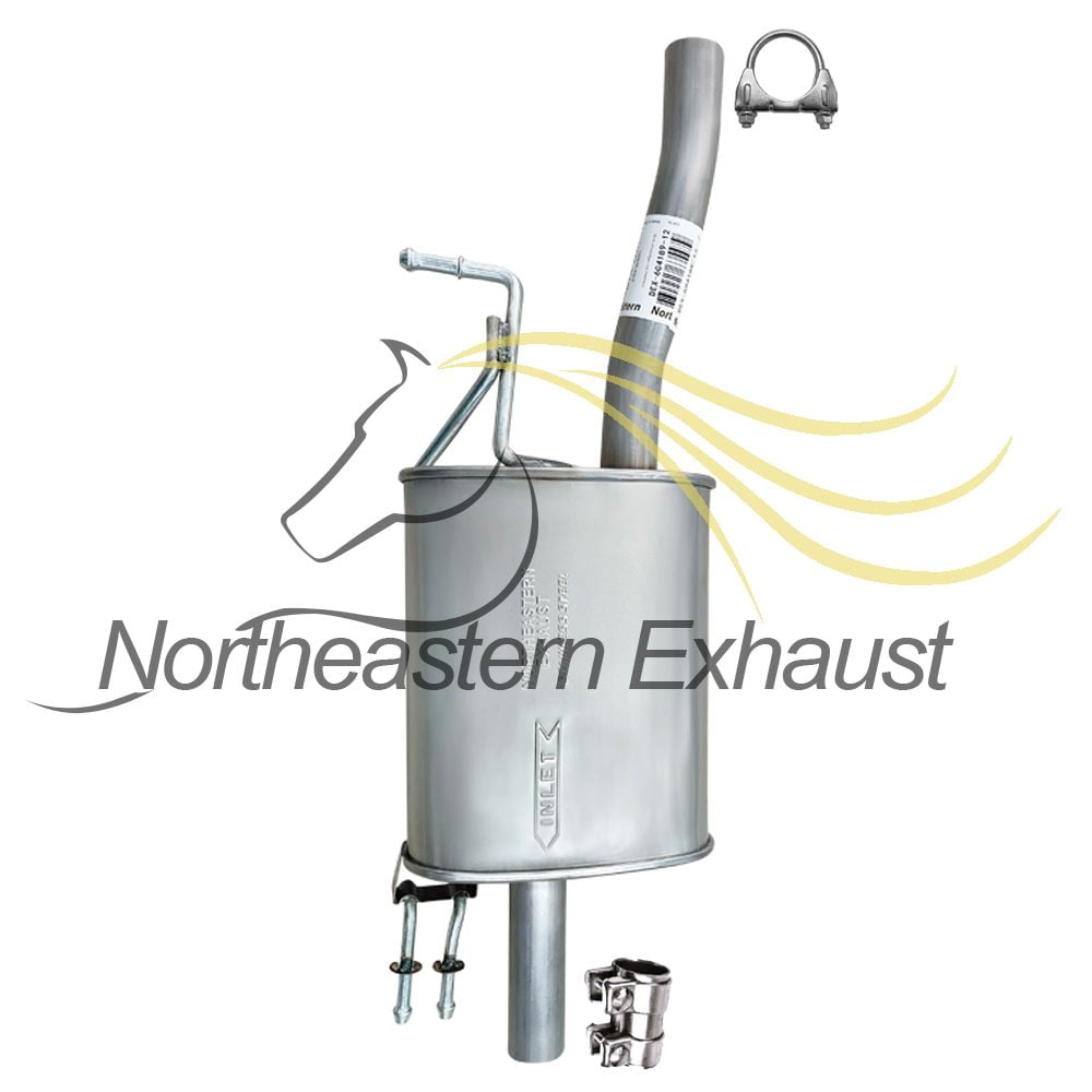 Stainless Steel Catalytic, Front Flex Pipe and Muffler Exhaust System Fits 2014-2019 Kia Soul 1.6L - Direct Fit