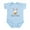 Sky Blue, variant on CafePress - Some Bunny In Alabama Loves Me Infant Bodysuit - Baby Light Bodysuit, Size Newborn - 24 Months