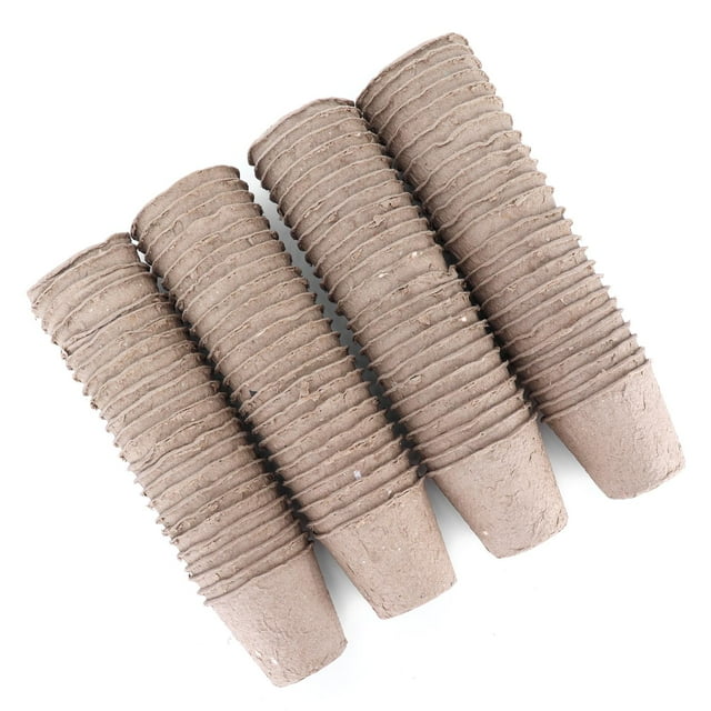 Peat Pot, Gardening Pot Breathable Environmental Degradable For Nursery For Planting Seedlings