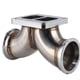 thumbnail image 1 of Brida Turbo, Brida T4 A 2,5 Pulgadas Adaptador de Tomo de Escape de Acero inoxidable para la Mayoría de los Turbocompresores V6 V8 T4 Para Turbocompresor Modificación, 1 of 7